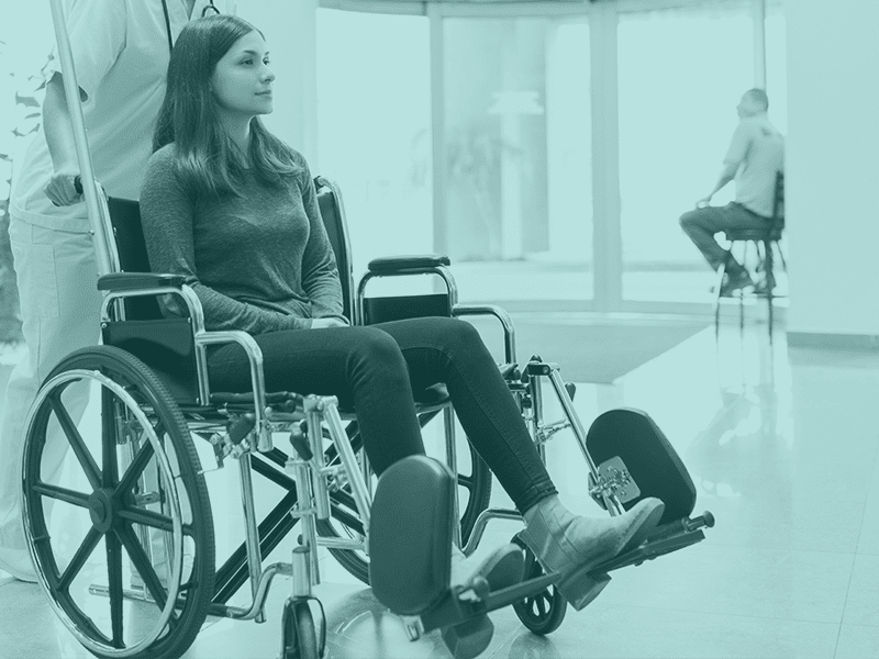 Patienten werden gefahren