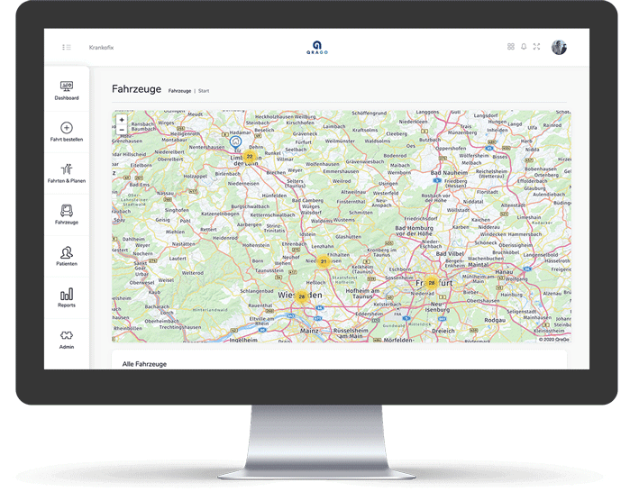 Alle Fahrzeuge auf einen Blick